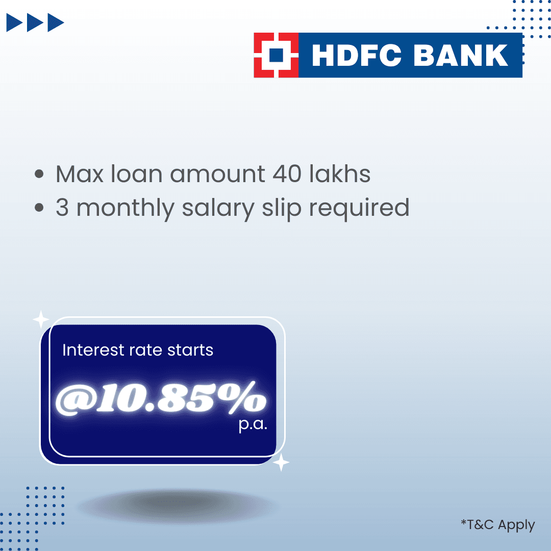 HDFC perosnal loan